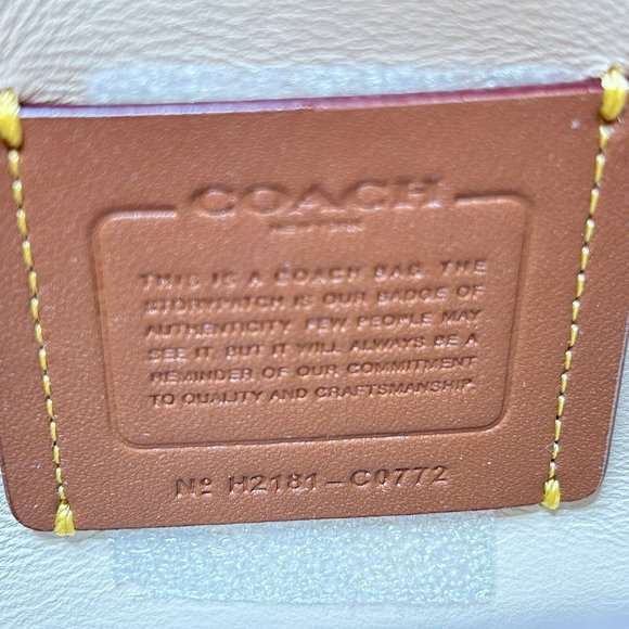 NWT $550 Coach Pillow Tabby 26 Brass Ivory C0772 Shoulder Bag Crossbody - Picture 4 of 11